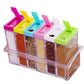 6 Piece Spice Jar Colorful Seasoning Box