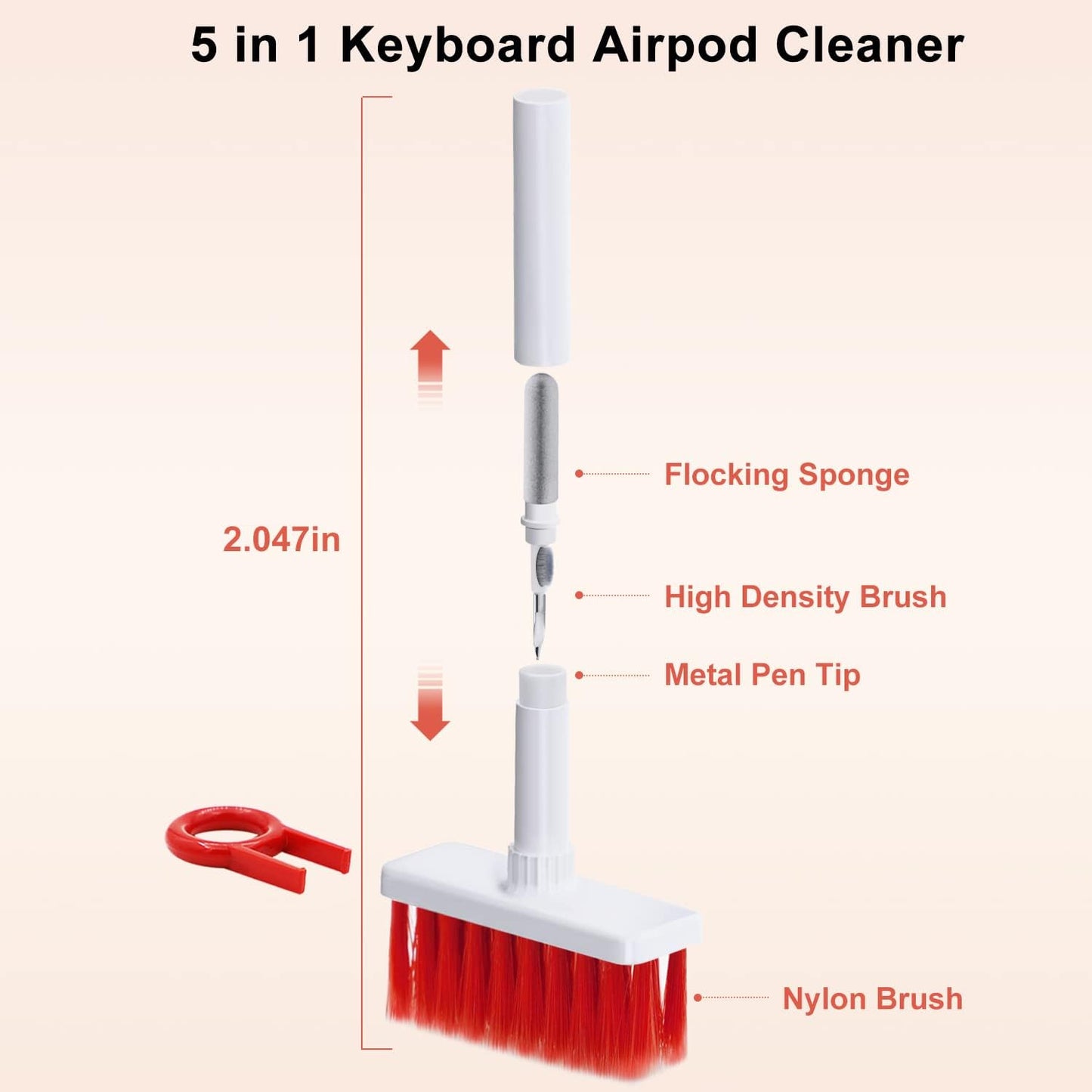 5 in 1 Keyboard Cleaning Brush Kit