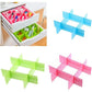 4Pcs/Set Plastic Diy Grid Drawer Divider Separator Adjustable Drawer Organizer