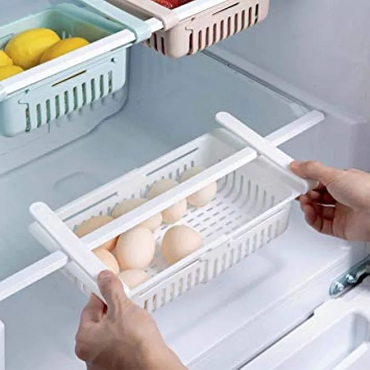 Adjustable Fridge Storage Basket