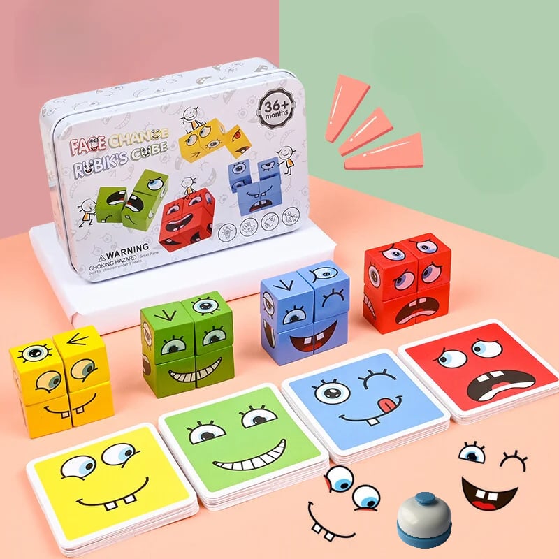 Face Expression Changing Cube Table