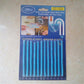 12Pcs/set Sticks The kitchen toilet bathtub drain cleaner sewer cleaning rod