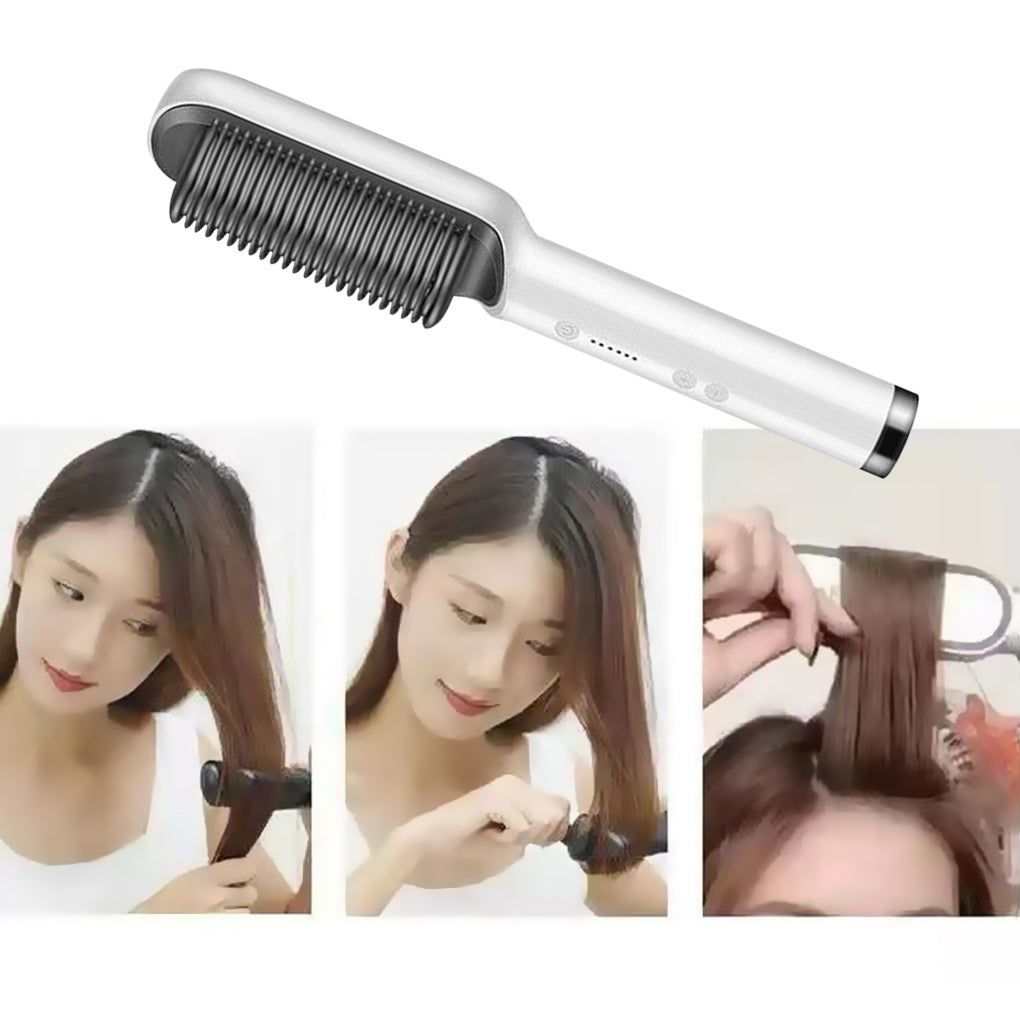 Hair Straightener 45W Heating Hair Curler Anti-scalded Portable Hairstyling Brush