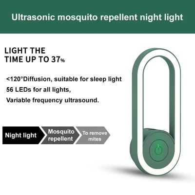 Ultrasonic Mosquito Repellent with LED Sleep Light