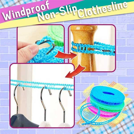 5 Meters Windproof Anti-Slip Clothesline Nylon Rope