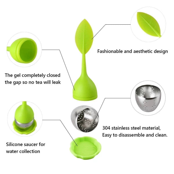 Tea Infuser With Silicone Handle