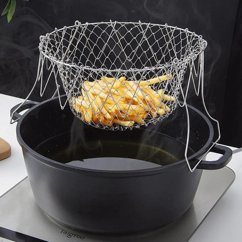 FOLDABLE COOKING CHEF BASKET