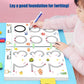 Reusable Educational Tracing Work Book for kids 64 Pages