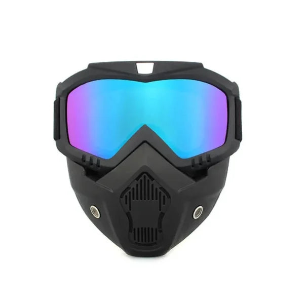 HALF FACE HELMET GOGGLE MASK