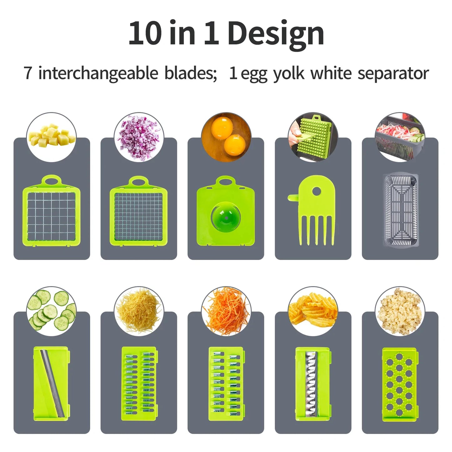 14 in 1 Multifunctional Vegetable Slicer and Cutter